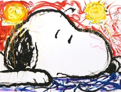 トム・エバハートの絵画作品　タイトルは、NO WAY OUT